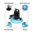 thumbnail image 4 of EDOU PRO Automatic Pool Cover Pump | 2,500 GPH Max Flow | 1/2 HP | 25' Hose & 3/4"" Adapter, 4 of 6