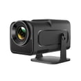 thumbnail image 1 of keepw Black HY320 4K Android Projector 390ANSI Brightness 1080P Native Resolution 180° Rotatable Projector, 1 of 6