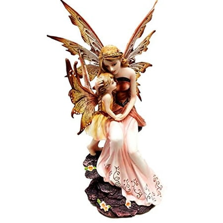 Child Sculpture - MOTHERHOOD FAIRY WITH CHILD SCULPTURE STATUE FIGURINE FAIRYLAND LEGENDS