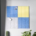 thumbnail image 2 of 3Pcs No Punching Message Board Photo Wall Display Board DIY Stereoscopic Wall Decoration Grey, 2 of 8