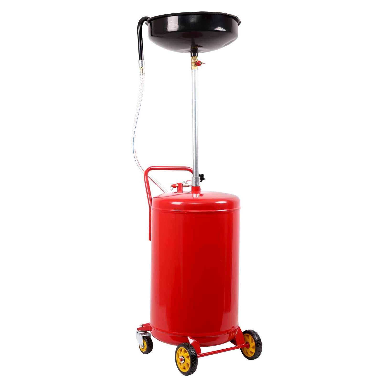 Kidlove Portable 20 Gallon Upright Oil Lift Drain with Oil Pan Funnel
