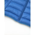 thumbnail image 6 of KVE Women's Hooded Packable Ultra Light Coat Warm Short Puffer Jacket Acid Blue XL, 6 of 9