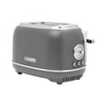 thumbnail image 1 of Haden Chelsea Stainless Steel 2 Slice Toaster, Extra Wide Slots, Grey & Chrome, 1 of 9