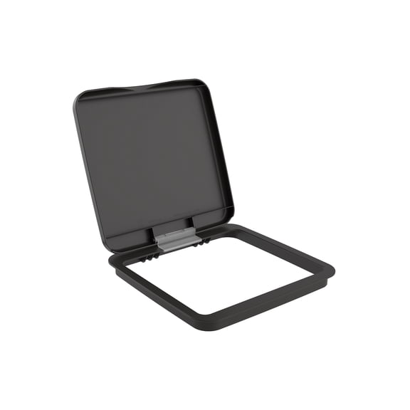 Rev-A-Shelf 27 qt. Trash Can Replacement Lid, Orion Gray, RV-1024-LID-13-1-40