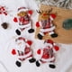 thumbnail image 1 of Pendientes Navideños Árbol de Navidad Figuritas Peluche Santa Claus Snowman Red Plaid, Pendientes de Navidad para Decoración, Confección de Peluche, Ajustables, Material de Textil, para Salón de Casa, 1 of 9