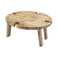 thumbnail image 1 of LEEYNEERLow Table de Camping Extérieure Pliante en Bois pour Voyage, 1 of 6