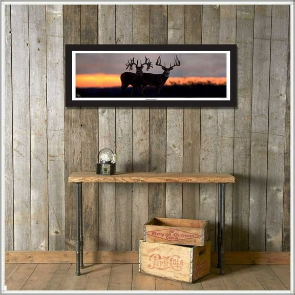 Beauty And The Beast Print Whitetail Deer Trophy Bucks, World Record, Giant Bucks, Buck Print, Deer Poster, Racks, Cabin Woodland