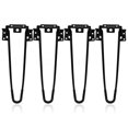 thumbnail image 1 of 4pcs Metal Hairpin Coffee Table Legs Folding Table Legs Home Diy Legs For Furniture, 1 of 9