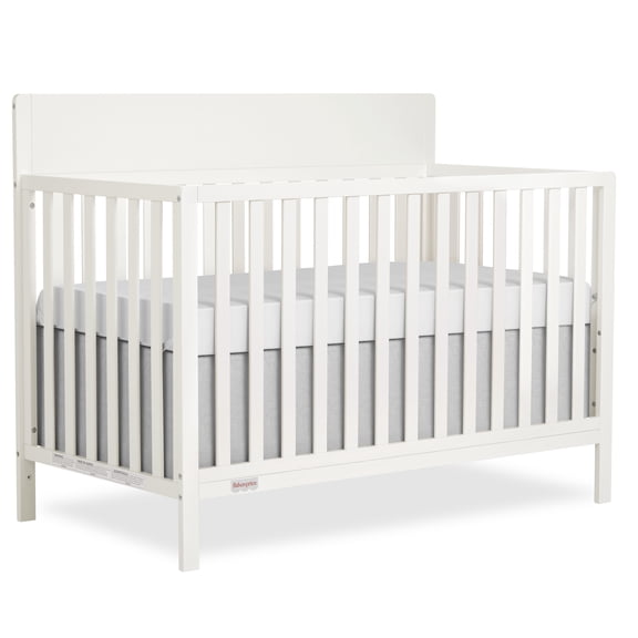 Fisher-Price Meadowbrook 4-in-1 Convertible Baby Crib by Dream On Me, Cannoli Cream
