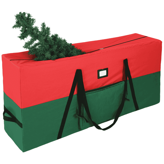 All-in-one Christmas Storage Bag 9 FT Xmas Tree Bag with Extra Pocket, Buckles and Handles