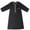 Black, variant on Boys Kids Long Sleeve Abaya Muslim Islam Outfit Toddler Boy Kaftan Embroidery Eid Outfits Maxi Prayer Scarf Clothes