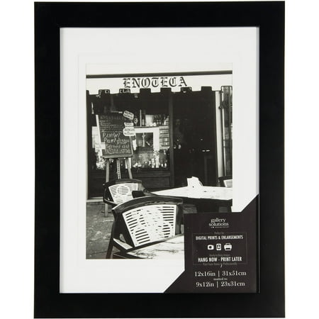 Upc 038555484877 12x16 Wide Flat Black Mat To 9x12 Frame