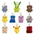 thumbnail image 2 of HIXOWIA Fuggler Key Ring Fugg Key Chain V1 Series, 5" cute Fugglers Key Rings Ugly Monster Plush Toy Dolls Pendants Ornaments, Birthday Christmas Gifts for Kids Adults, Gaptooth McGoo - Beige, 2 of 6