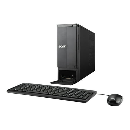 Acer Aspire X1920-UR10P - SFF Pentium E6600 - RAM 4 GB - HDD 500 GB - DVD SuperMulti - HD Graphics - Gigabit Ethernet - Win 7 Home Premium 64-bit - monitor: none