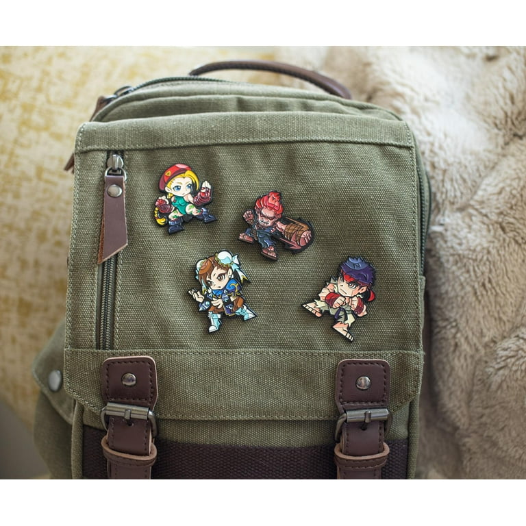 Street Fighter Collectible Enamel Pins | Set of 4 | Toynk