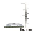 thumbnail image 3 of Sterling Silver with Genuine Green Diamond Bar Ring, 3 of 3
