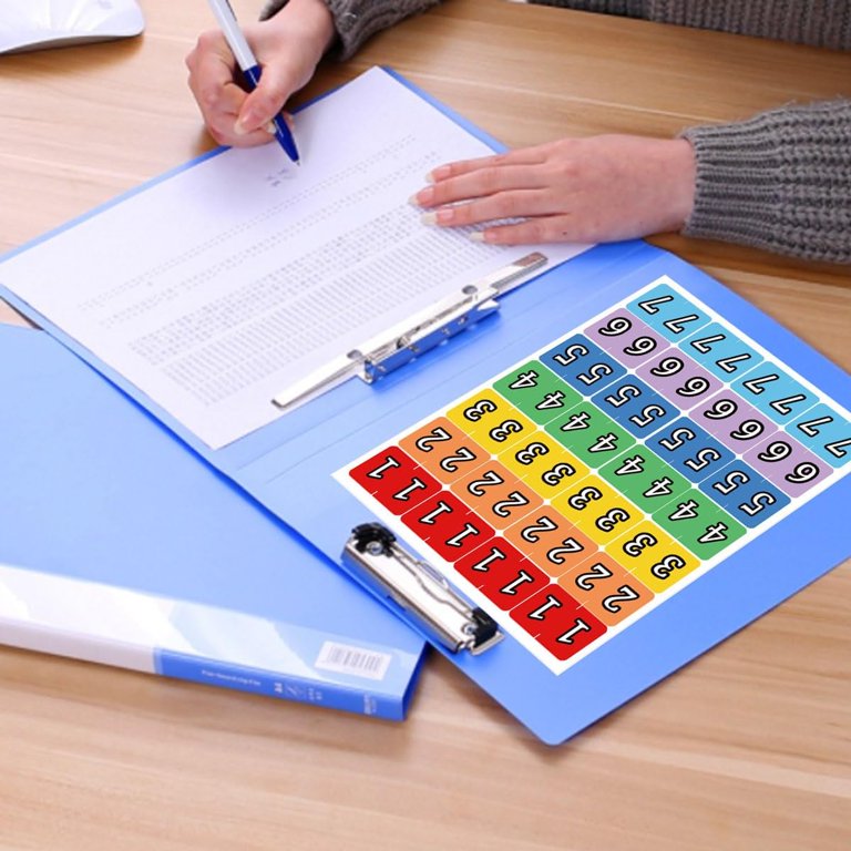 Tag-a-room Color Coded File Folder Labels 1' X 4 (multi60 1 Automated ...