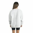 thumbnail image 2 of Women's Gameday Couture Gray Louisville Cardinals Premium Fleece Drop Shoulder Oversized Pullover Sweatshirt, 2 of 4