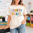 thumbnail image 6 of Godmerch Fourth Grade Teacher Shirt for Women Back to School Cute Classroom Graphic Tee Teacher Gift, 6 of 8
