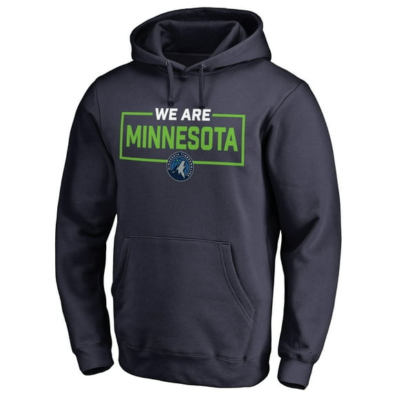 Men's Navy Minnesota Timberwolves We Are Iconic Collection Pullover Hoodie