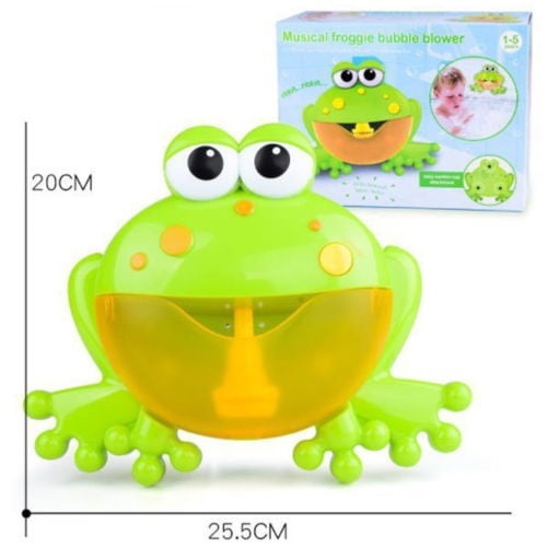 bubble frog bath toy