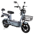 thumbnail image 1 of Bicicleta Eléctrica Motobici R14 Neon EX-1 Frenos de Tambor 350W 0-38 km/h 50km Acero gris, 1 of 10