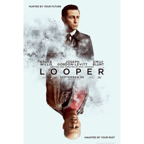 Looper Movie Poster 16"x24" Poster Medium Art Poster 16x24 Multi-Color Square Adults Poster Time