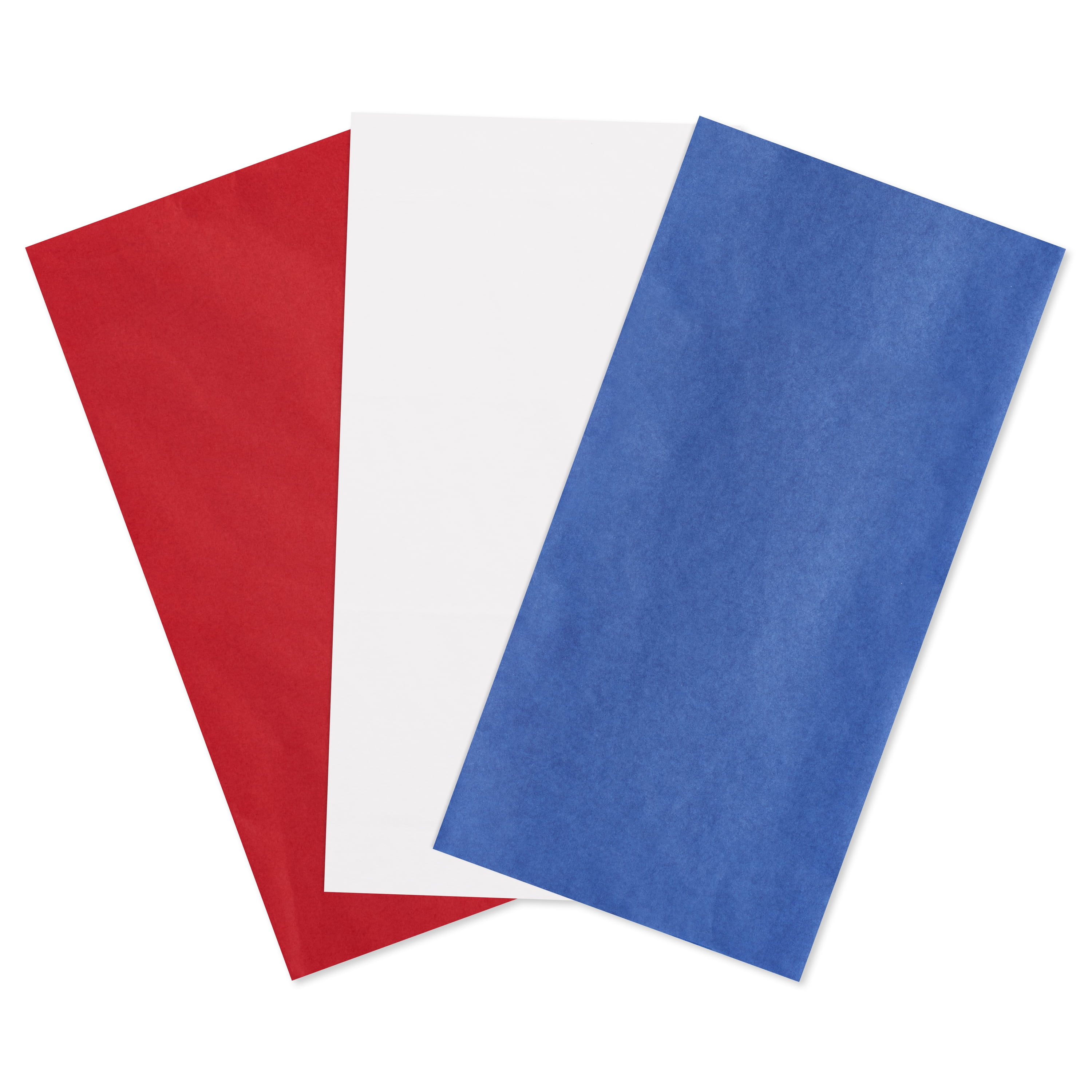 American Greetings Tissue Paper, Patriotic, Red White and Blue (125-Count)