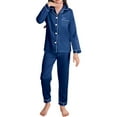 thumbnail image 1 of Niñas Ropa Color Sólido Manga Larga Traje de Hogar 60% Algodón 40% Lino, Invierno Bebé Niños Ropa Conjunto para Niño Pequeño, 1 of 6