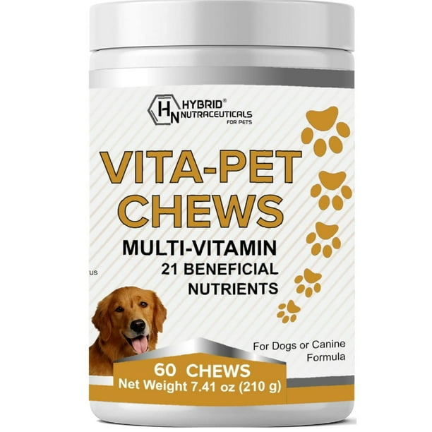 VitaPet Dog MultiVitamins Chewable 21 in 1 Daily Vitamin & Mineral