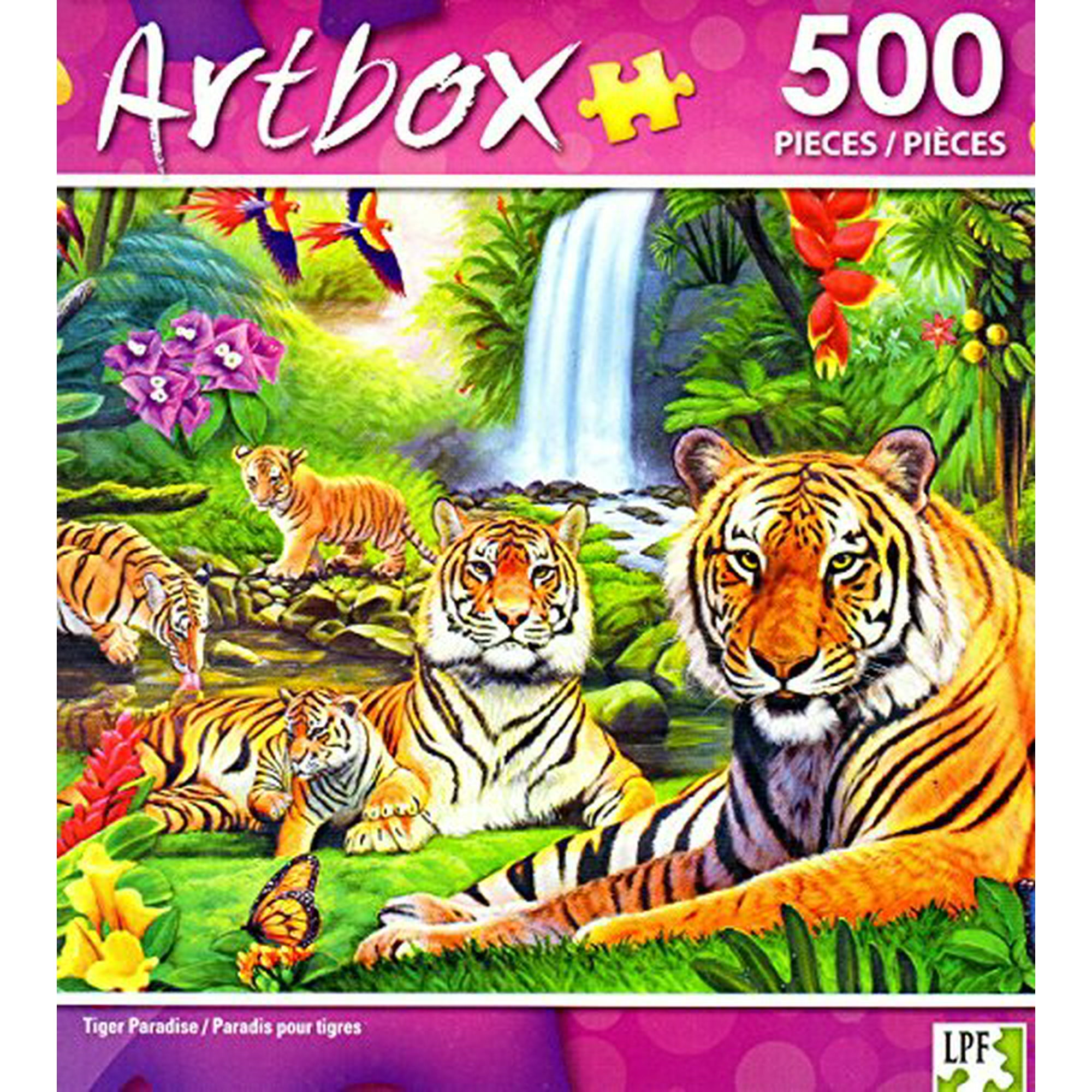 Tiger Paradise Art Box 500 Piece Jigsaw Puzzle Walmart Canada