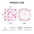 thumbnail image 5 of Rateoe Breast Cancer Awareness4 Pattern Square Couch Cushion Covers, Sofa Furniture Protector Slipcover with Bottom Tie rope, Soft Non-Slip Non-Wrinkle Non-Sticky-Four Pieces, 5 of 7