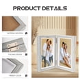 thumbnail image 3 of CIMAXIC picture frame Desktop Folding Picture Frame Tabletop Picture Frame Home Picture Frame Party Decor,9.61"X6.77"X0.67", 3 of 4