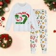 thumbnail image 2 of 67 shirt B'oys Themed Long Sleeve Pajama Cozy Holiday Print Loungewear For K'ids Festive Family Sleepwear Outfit Soft Blend Two Piece Pajamas For C'hildren, 2 of 3