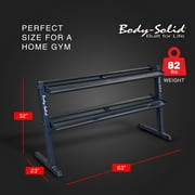 Body-Solid GDR60 2 Tier Horizontal Dumbbell Weight Rack