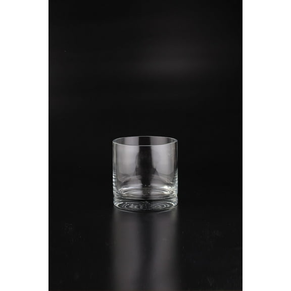 CC Home Furnishings Cylindrical Floral Glass Vase - 10" - Clear