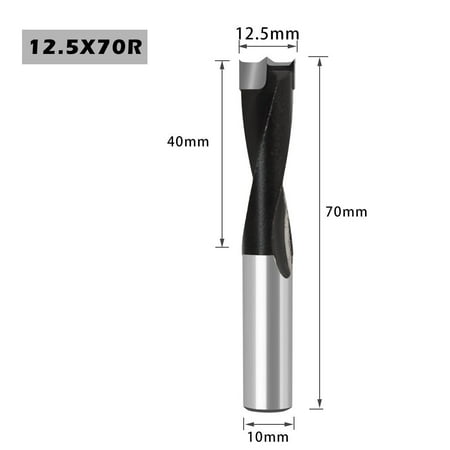 

YIQH Woodworking Forstner Drill bits Hole Opener three in one reversible Gang Drill