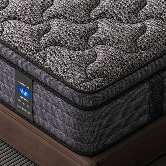 Slept Better 10 inch Twin Size Mattress In Box,Memory Foam & Spring Hybrid Mattress,Medium Firm,Drift Off Quickly, Sleep Deeply