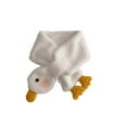 thumbnail image 4 of AWZXDE Winter Kids Scarf With Cartoon Goose Design Soft Thickened Warm Neck Wrap Cute Windproof For Children Cold Weather 2-8 Years White, 4 of 5