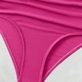 thumbnail image 4 of UTSJKR Womens High Waisted Halter Bikini Swimsuits Push Up Bikini Sets Sexy Bathing Suits Two Piece Swimsuit Hot Pink XL, 4 of 7