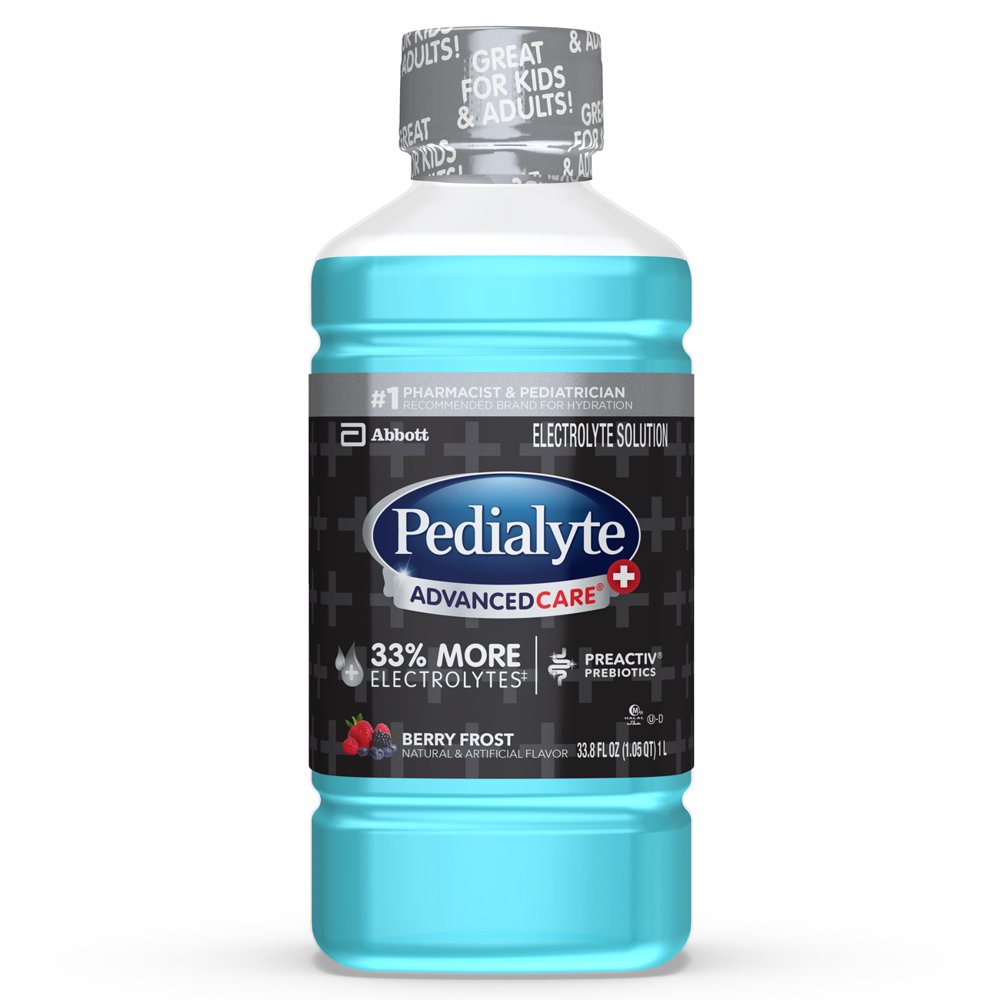 Pedialyte AdvancedCare Plus Electrolyte Drink, 1 Liter, 4