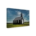 thumbnail image 4 of Trademark Fine Art Kristvin Gudmundsson Black Church In Iceland Canvas Wall Art, 4 of 4