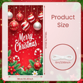 thumbnail image 4 of Decorative Design Merry Christmas Banner Festive Theme Hanging Ornaments Holiday Decoration for Indoor Celebration Party Event, 4 of 9