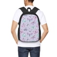 thumbnail image 4 of Fuzoiu Purple Butterfly Print Large Capacity Backpack,Travel Backpack,Laptop Bag,College School Rucksack Bag,for School, Travel & Outdoor Activities, 4 of 6