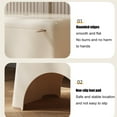 thumbnail image 6 of Creative Thicken Plastic Stools Non-Slip Bath Bench Step Stool Household Changing Shoes Stool for Living Room, Bedroom Padded Seat, 6 of 7