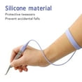 thumbnail image 5 of Suodoka Eyelash Tweezers Protector Wrist Band Soft Elastic Snap Silicone Bracelet Beauty Tool Accessories For Lash Artists, Purple, 10 inches / 25.4 cm, 5 of 10