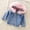 Pink, variant on LFEOOST Toddler Girls Faux Fur Collar Denim Jacket Hooded Thicken Fleece Lined Jean Coat Plush Winter Hoodie Outwear Snowsuit Gray 90