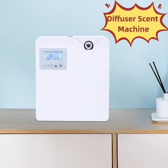 Oukaning Scent Essential Oil Diffuser, Scent Machine,300ML Diffuser for Commercial and Home Use(White)