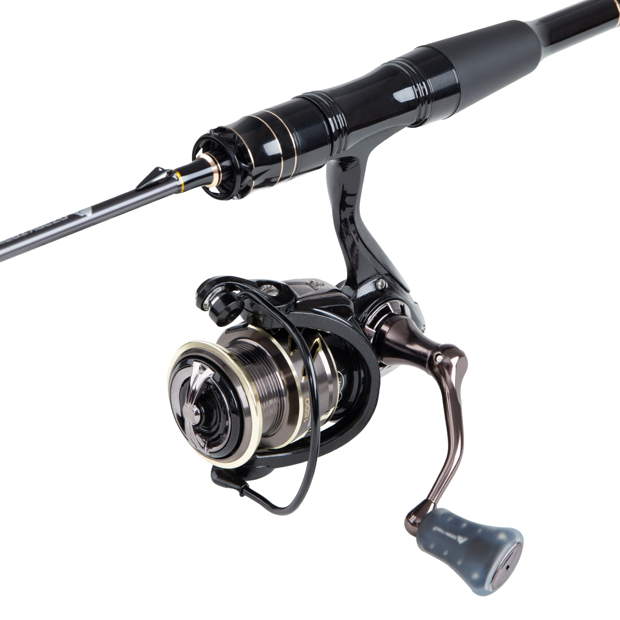 Ozark Trail GS-X Limited Spinning Combo, 5'0'' Ultra Light Action 2-Pieces Fishing Rod, Size 1500 Reel, Left Or Right Hand Retrieve, Fresh Water,Fuji Guide
