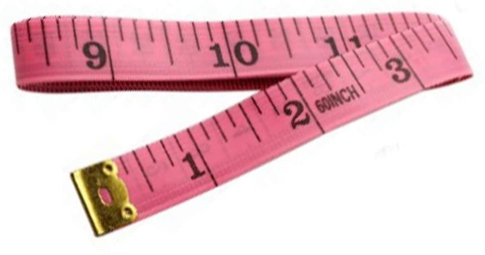 Has Centimetre Scale on Reverse Side 60-inch（White） Soft Tape Measure Double Scale Body Sewing Flexible Ruler for Weight Loss Medical Body Measurement Sewing Tailor Craft Vinyl Ruler 